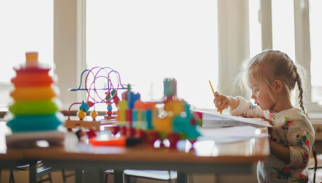 children engaged classroom activities